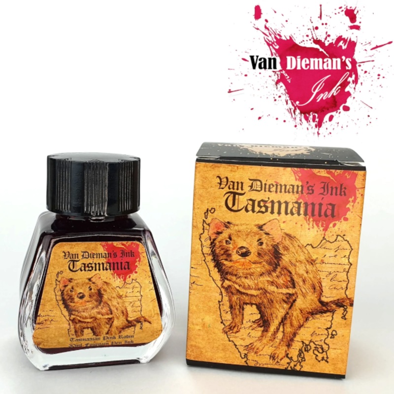 Van Dieman’s Tasmania – Tasmanian Pink Robin – 30ml Ink