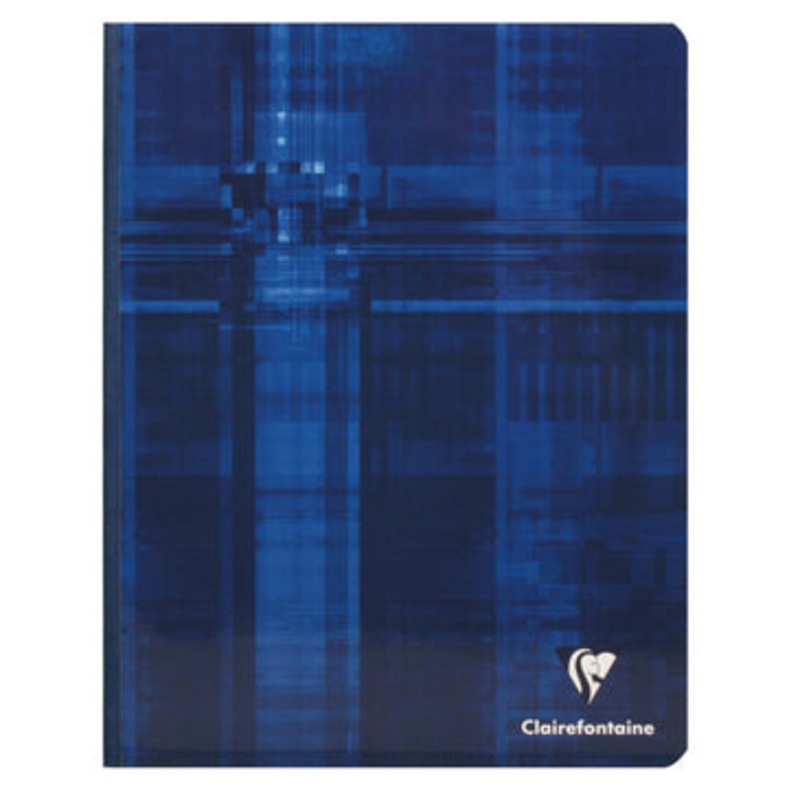 Clairefontaine Clothbound Notebook – Ruled 96 sheets – 6 1/2 x 8 1/4 – Assorted