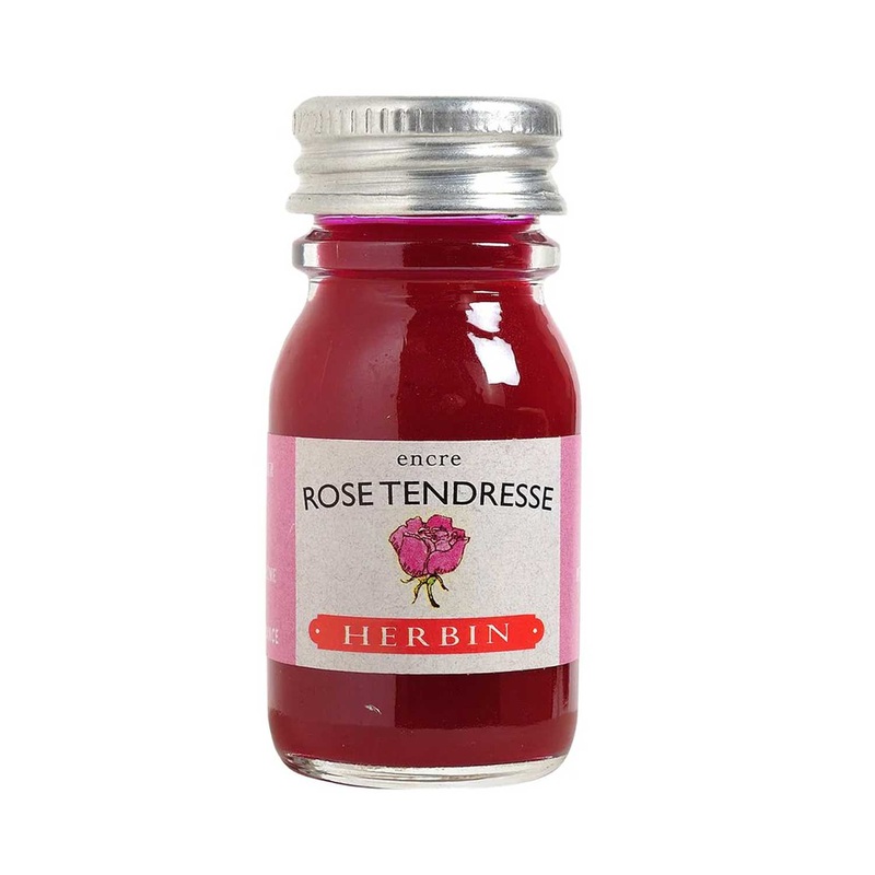 J. Herbin Rose Tenoresse Ink Bottle – 10ml