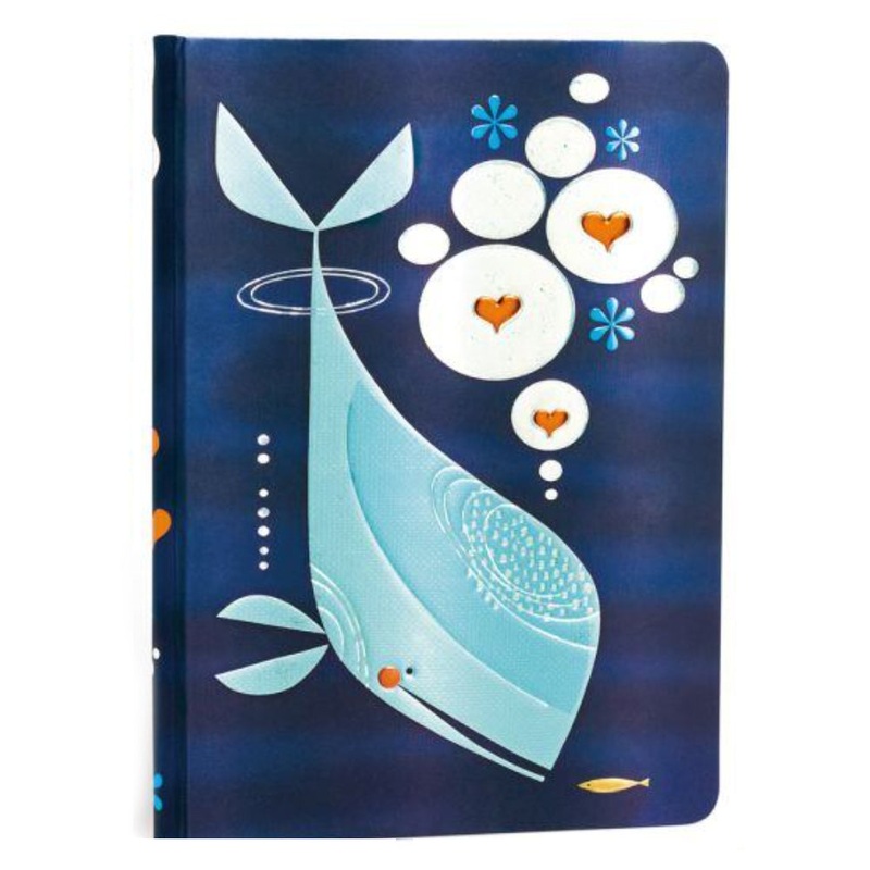 Paperblanks Tracey Walker Whale and Friend Midi – Unlined Journal