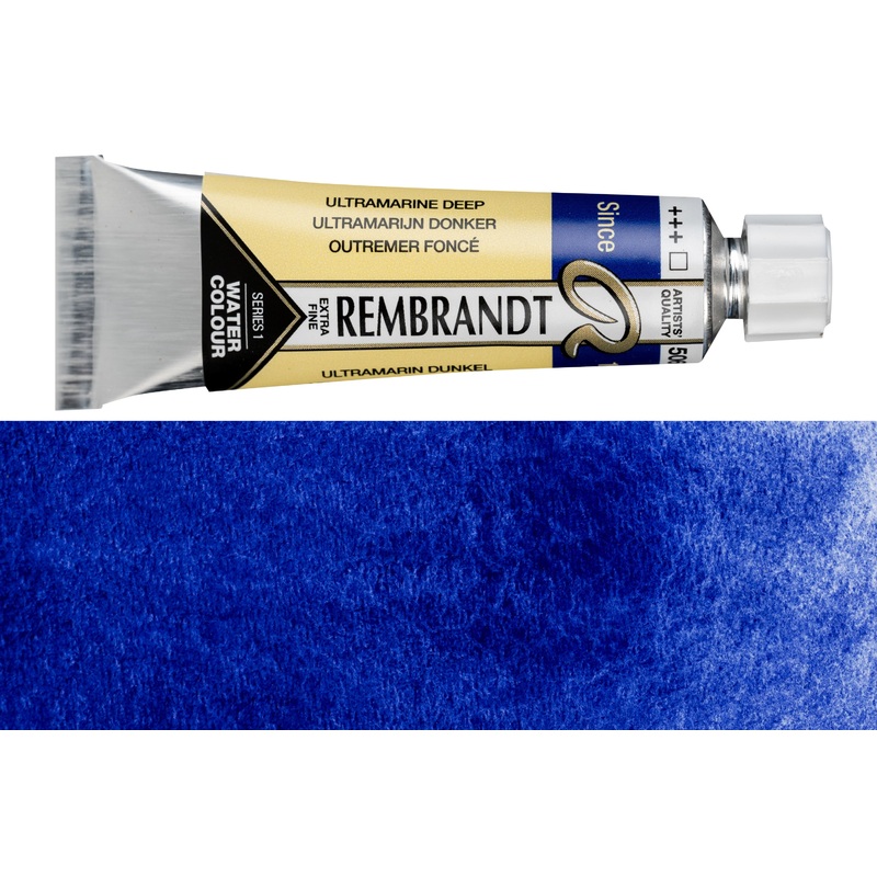 Rembrandt Watercolor, 10 mL, #506 Ultramarine Blue Deep
