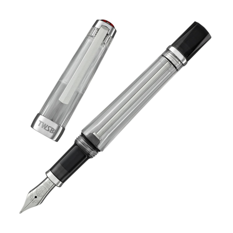 TWSBI Vac700R Fountain Pen in Clear Demonstrator Extra Fine