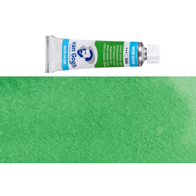 Van Gogh Watercolor, 10 mL, #644 Hooker Green Light
