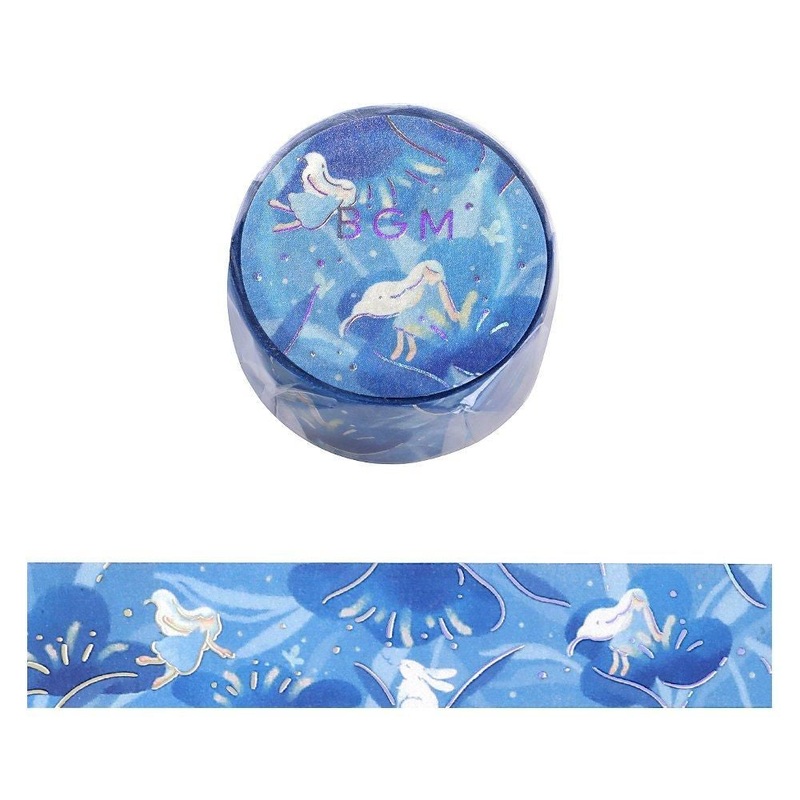 BGM Washi Tape – Foil Stamping – Flower Story – Night Fragrance