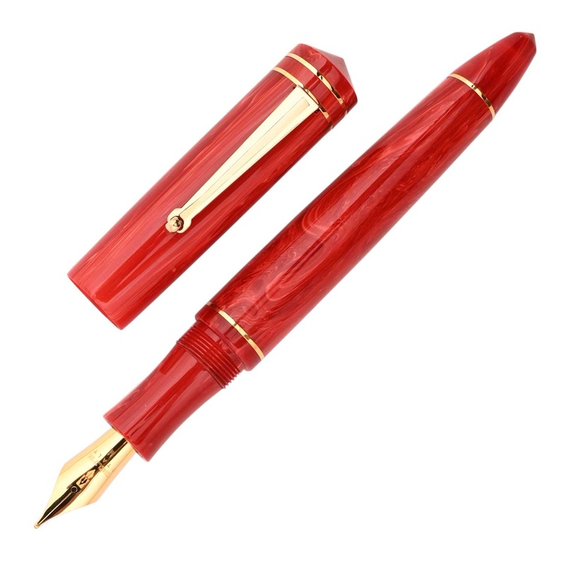 Delta Write Balance Fountain Pen – Red GT Extra Fine