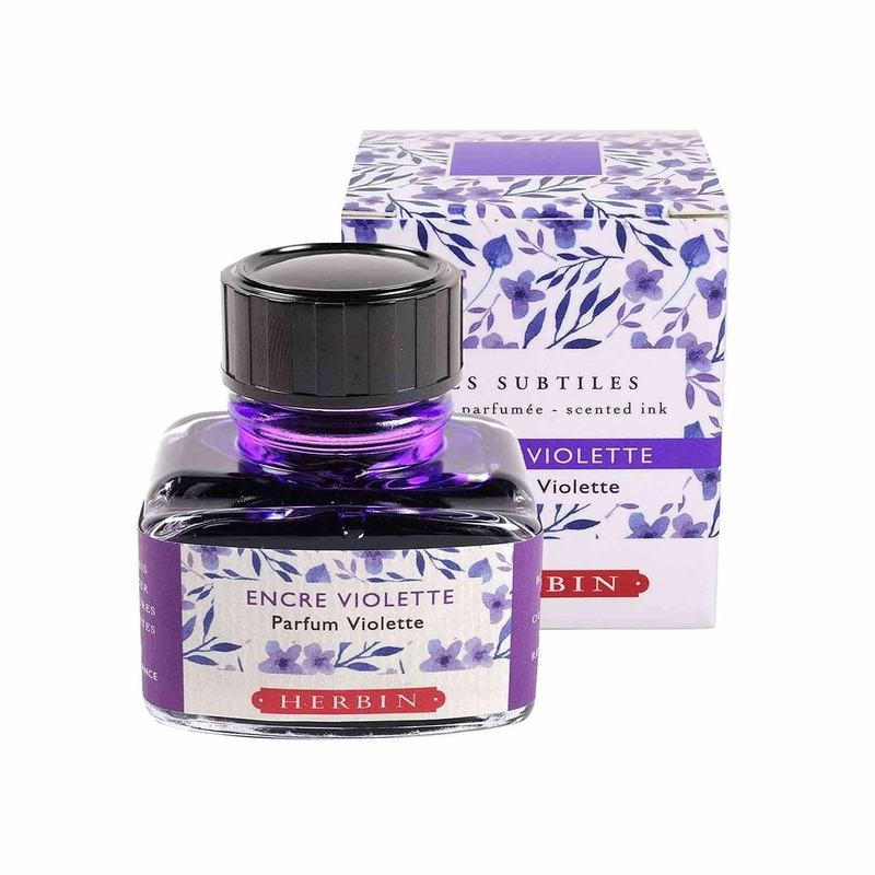 J. Herbin Scented Encre Violette Ink Bottle, Violet – 30ml