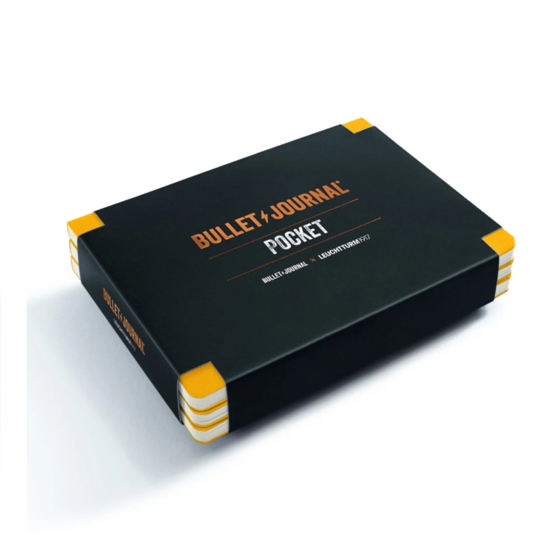 Leuchtturm1917 Bullet Journal Pocket Yellow – 3 Pack