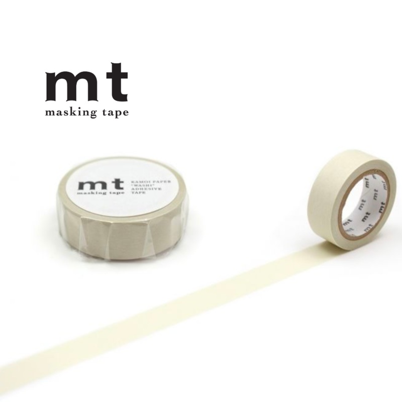 MT Masking Tape Basic Washi Tape Pastel – Ivory 7m