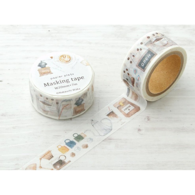 Papier Platz x Nakauchi Waka – Coffee Masking Tape