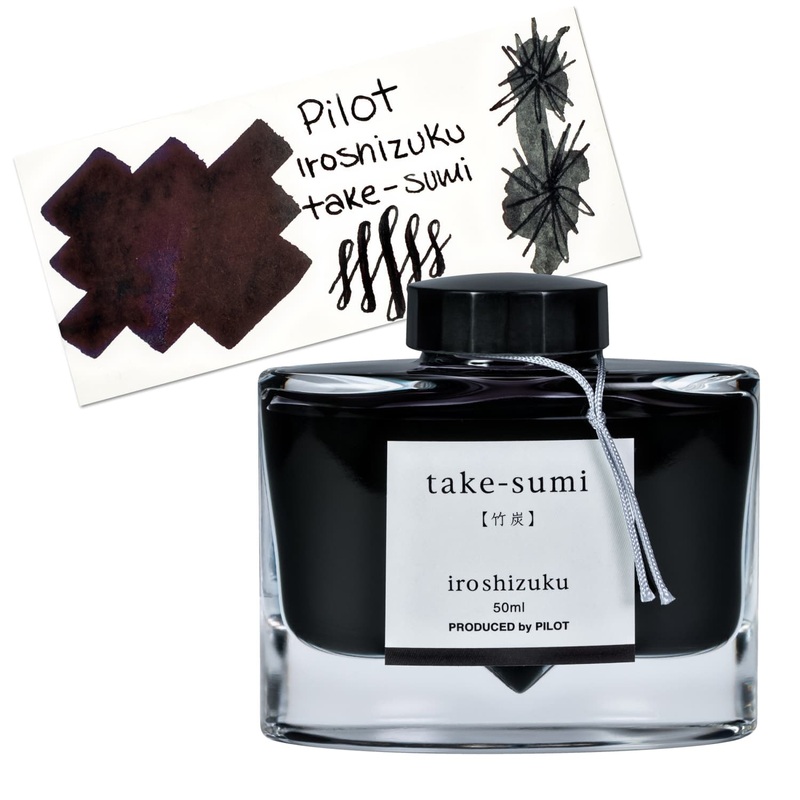 Pilot Iroshizuku Bottled Ink in Take-Sumi Ink (Bamboo Charcoal Black) – 50 mL