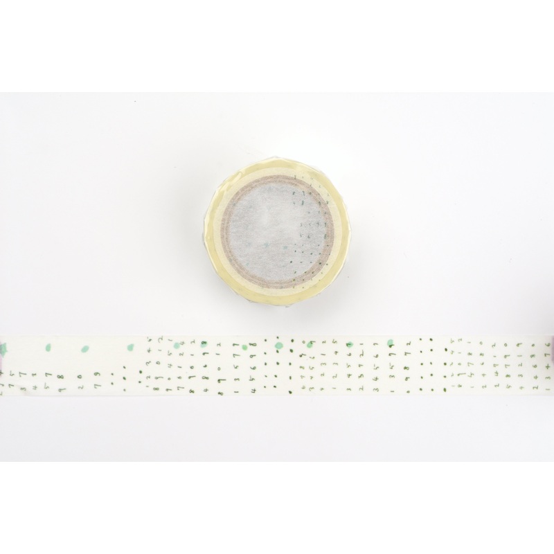ROUNDTOP x Chamil Garden – 123 Washi Tape