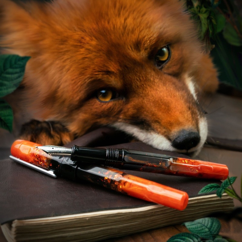 Benu Talisman – Foxglove Fountain Pen Fine