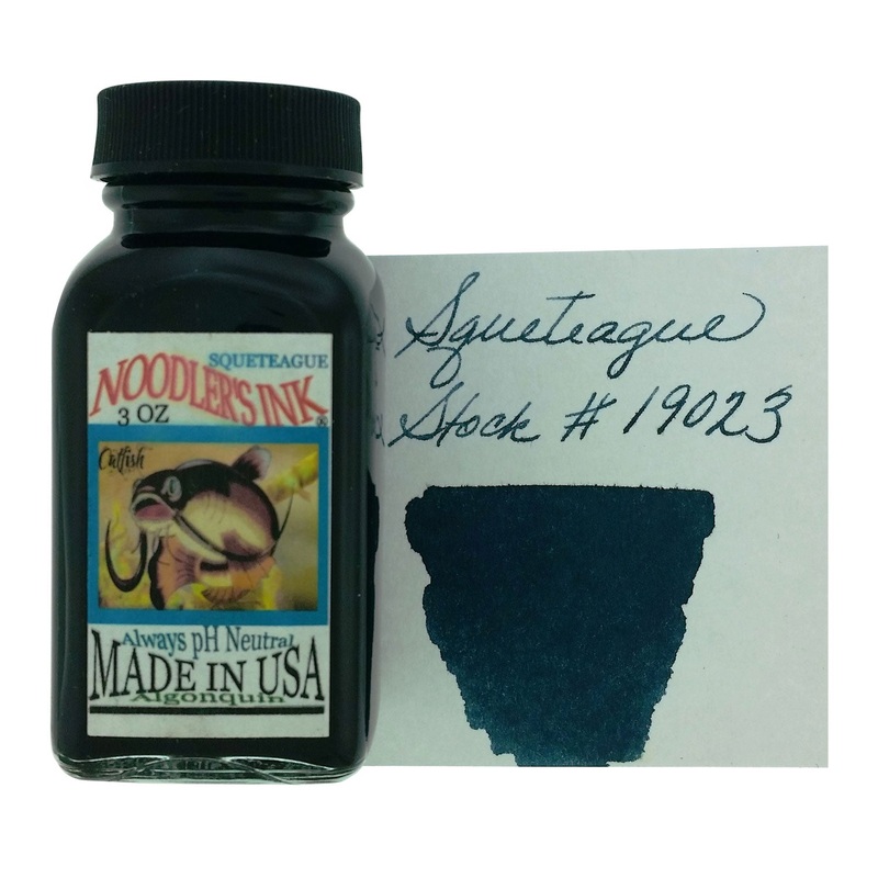 Noodler’s 19023 Squeteague Ink Bottle, Turquoise – 88ml