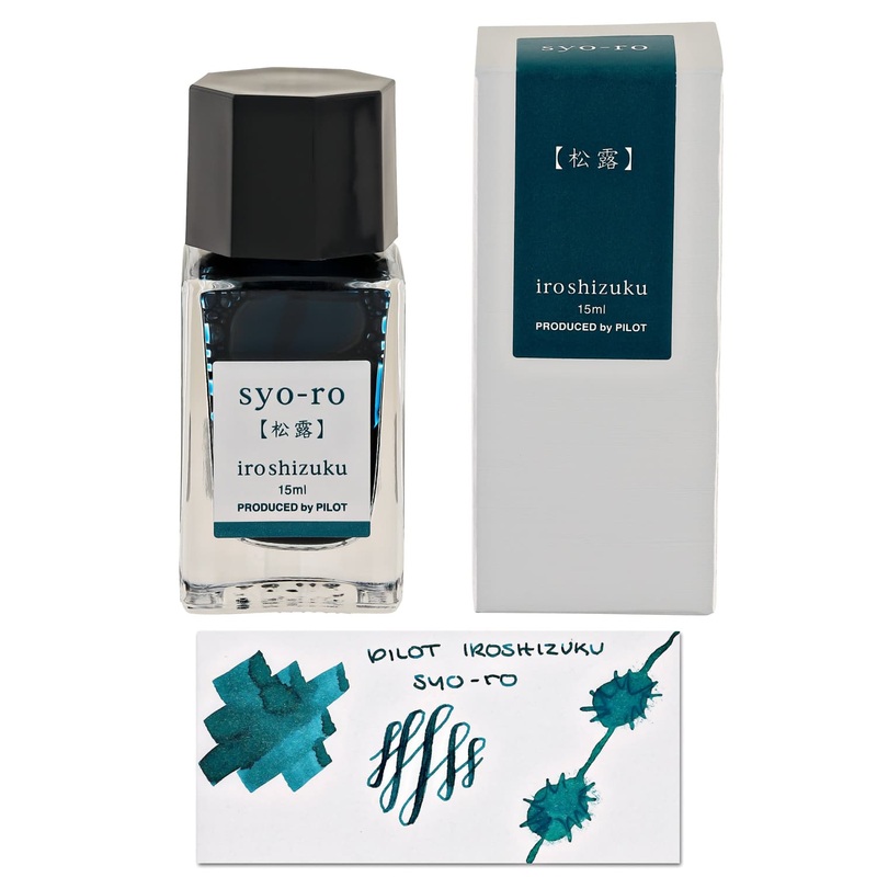 Pilot Iroshizuku Mini Bottled Ink in Syo-Ro (Dew on Pine Tree) – 15 mL