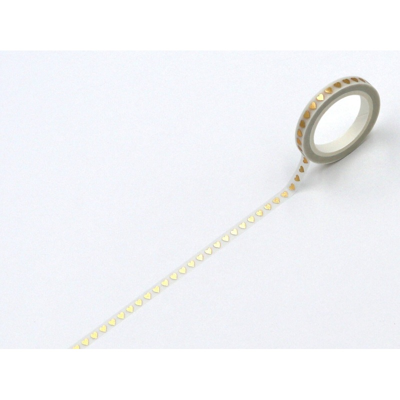 WORLD CRAFT Glitter Washi Tape – Heart