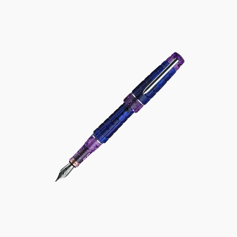 Benu Tessera Collection Fountain Pen in Tanzanite Broad