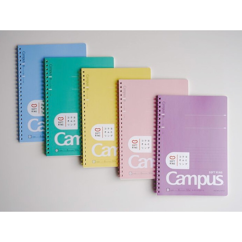 Campus Soft Ring Student Notebook B5 Blue