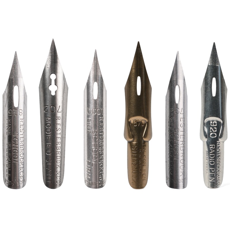 Esterbrook Vintage Writing Nibs, Set of 6