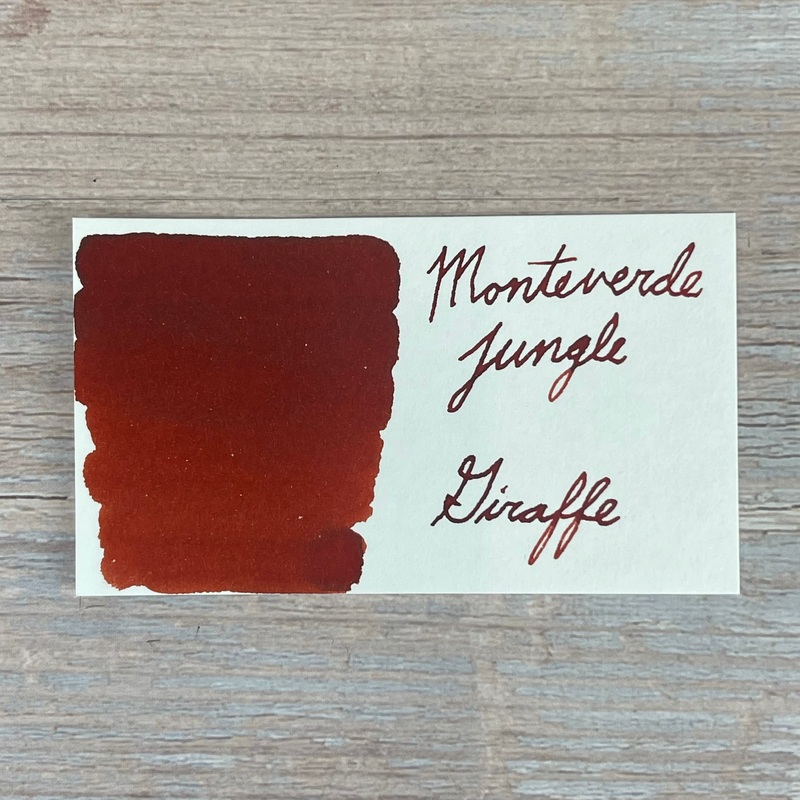 Monteverde Jungle Ink Collection Giraffe (Orange) – 30ml Bottled Ink