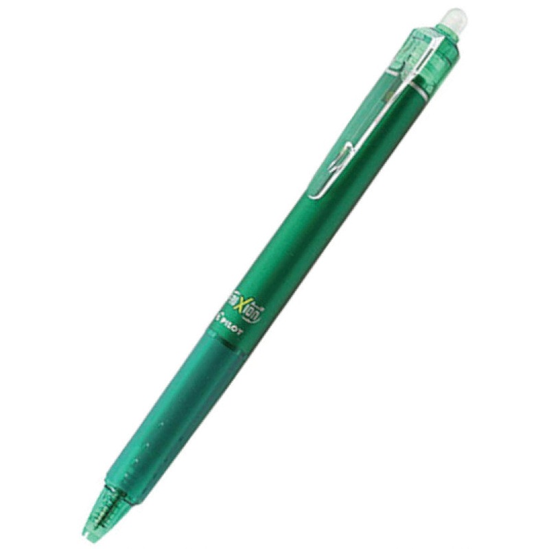 Pilot Frixion Ball Knock Gel Pen – 0.5 mm – Green