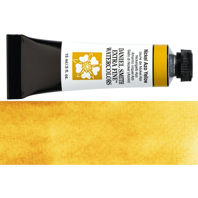 Daniel Smith Extra Fine Watercolor, 15 mL, Nickel Azo Yellow