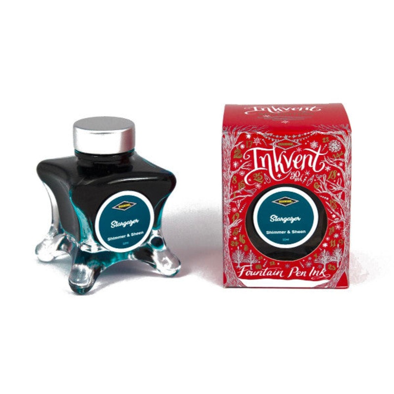 Diamine Red Edition Ink Bottle – Stargazer – Shimmer & Sheen – 50ml