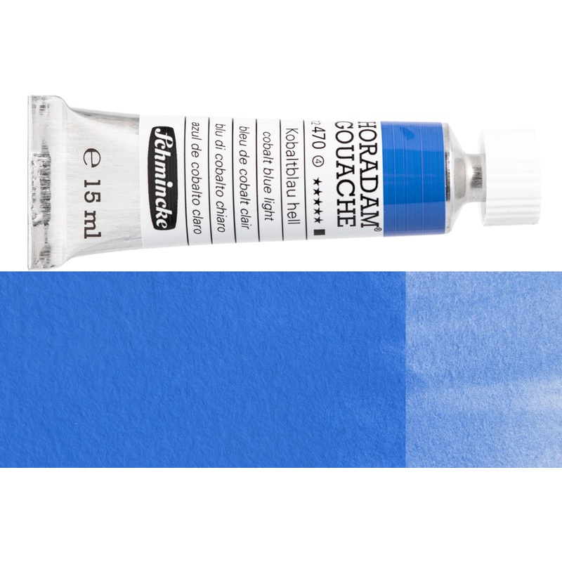 Horadam Gouache, 15 mL, #470 Cobalt Blue Light