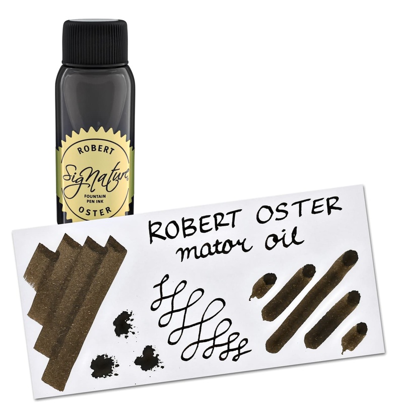 Robert Oster Bottled Ink in Motor Oil – 50 mL