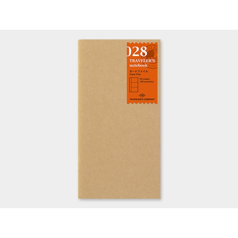 028 Card File TRAVELER’S Notebook – Regular Size