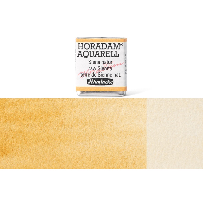 Horadam Watercolor Half Pan, #660 Raw Sienna
