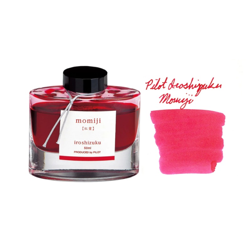 Pilot Iroshizuku 50ml Ink Bottle Fountain Pen Ink – Momiji (Autumn Leaves)
