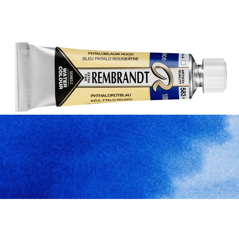 Rembrandt Watercolor, 10 mL, #583 Phthalo Blue Reddish