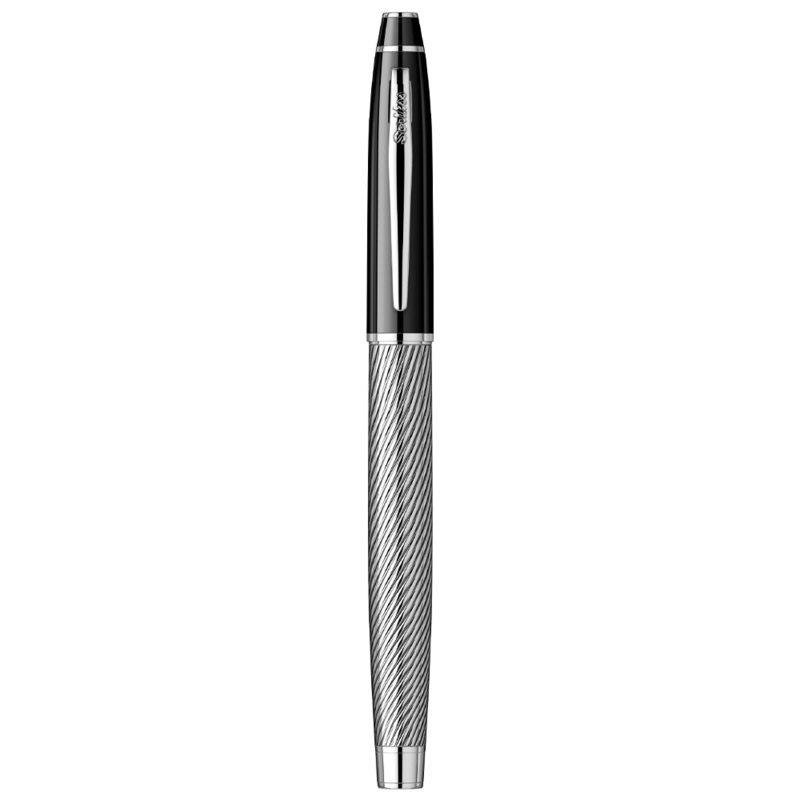 SCRIKSS, Fountain Pen – NOBLE 35C SPIRAL BLACK CT. Medium