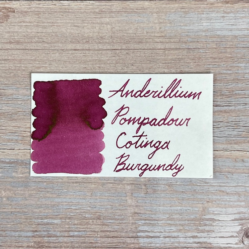 Anderillium Pompadour Cotinga Burgundy – 1.5 Oz Bottled Ink