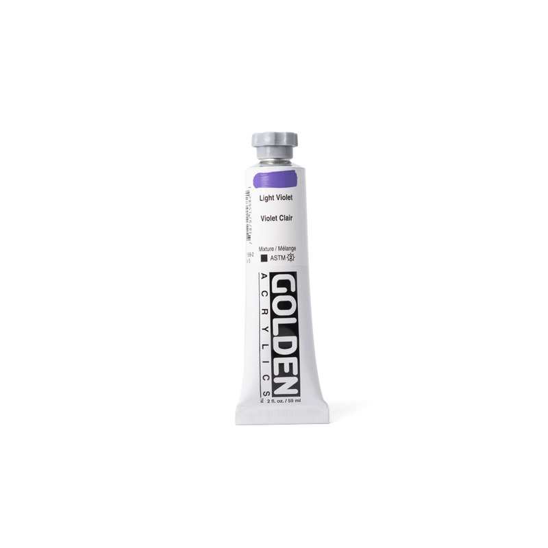 Golden Heavy Body Acrylics, Light Violet, 2 oz. Tube