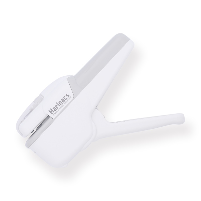 Kokuyo SLN-MSH110 Harinacs Stapleless Stapler – White