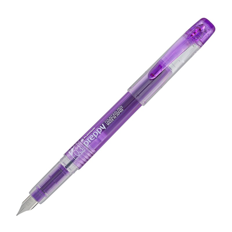 Platinum Preppy Fountain Pen in Purple – Fine Point Fine