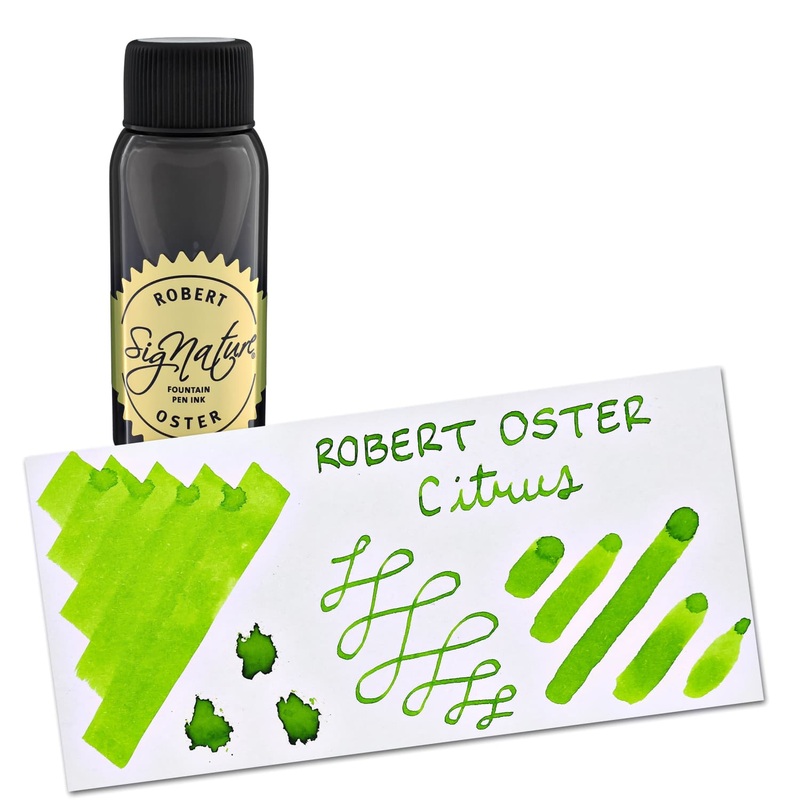 Robert Oster Bottled Ink in Citrus Green – 50 mL