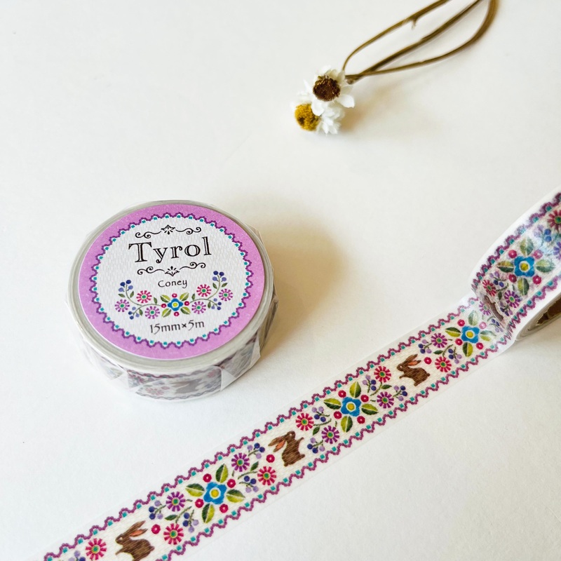 Tyrol Embroidery Print Washi Tape – Connie