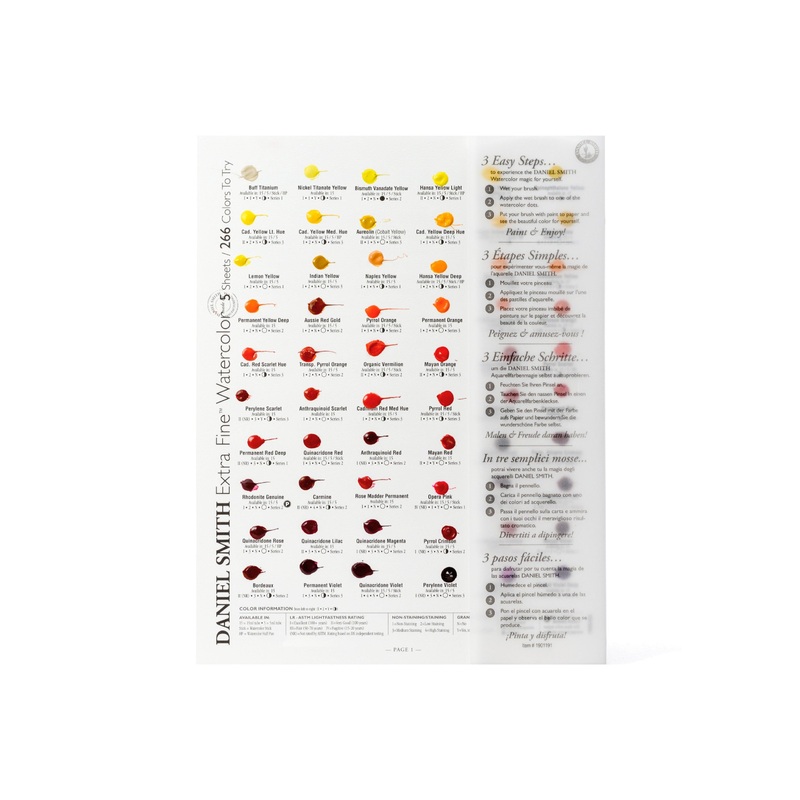 Extra Fine Watercolor Dot Card, 266 Colors + Gouache