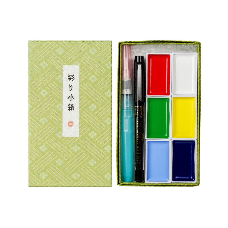 Gansai Tambi Watercolors, Sketching Set of 6