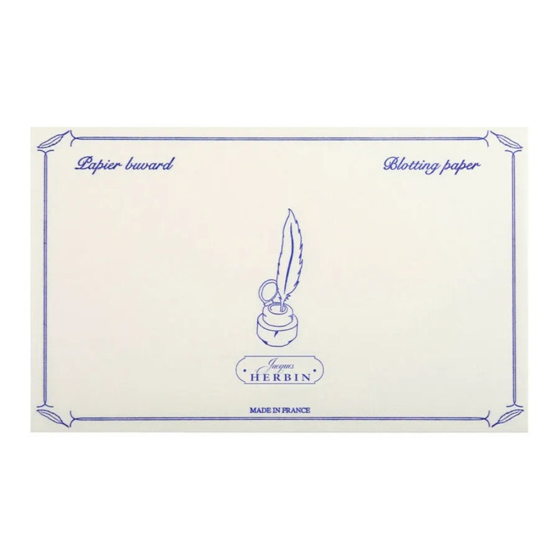 Jacques Herbin White Blotting Paper (Pack of 10)