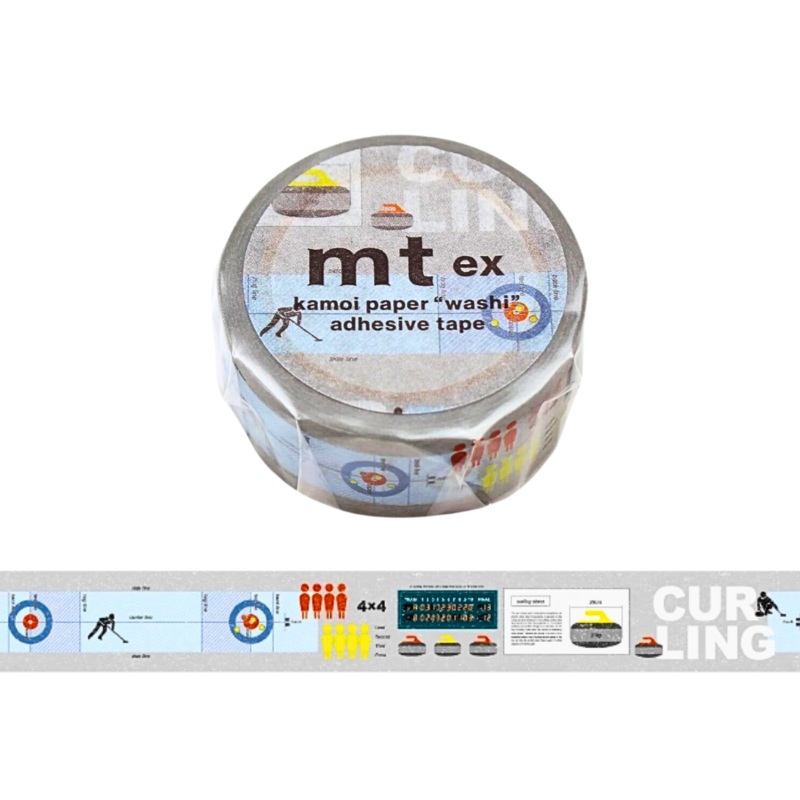 MT EX Washi Tape – Winter Sports Curling