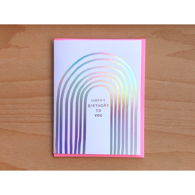 Rainbow Birthday To You