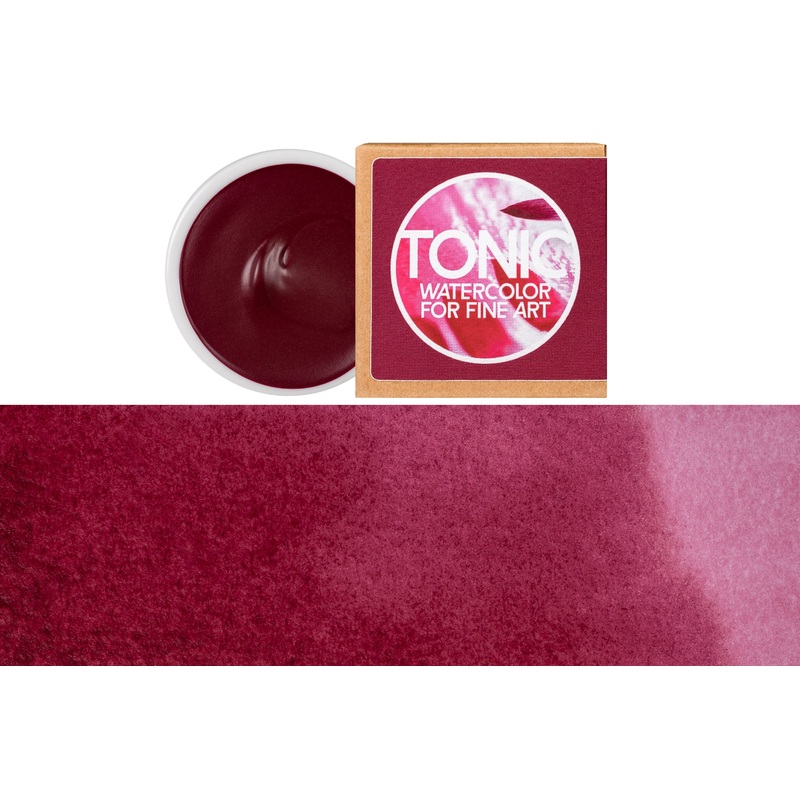 Tonic Watercolor, Porcelain Pan, #325 Quinacridone Magenta