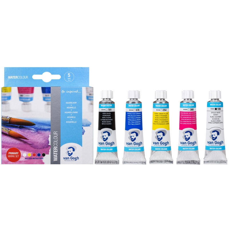 Van Gogh Watercolor, 10 mL, Starter Set of 5