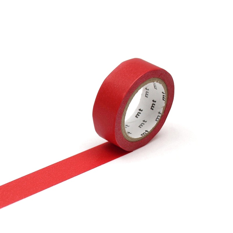 Red Washi Tape Single Roll
