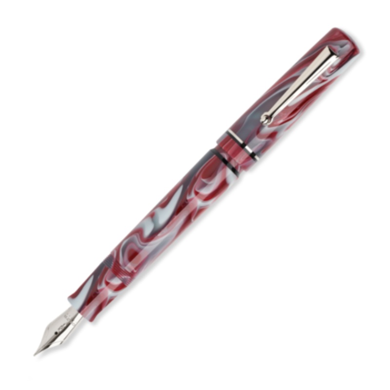 Delta Spaccanapoli Fountain Pen – Ruffo Pink Swirl Extra-Fine
