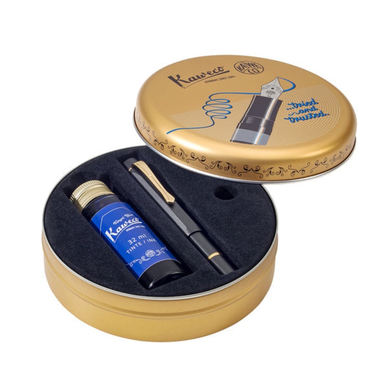 Kaweco AL Sport Piston Fill Starter Set – Fountain Pen F