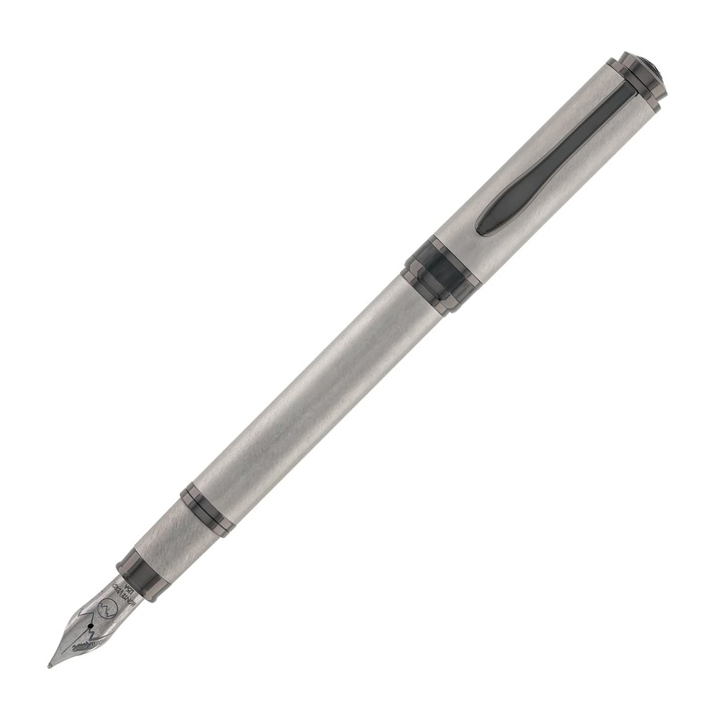 Monteverde Innova Fountain Pen in Solid Titanium Fine